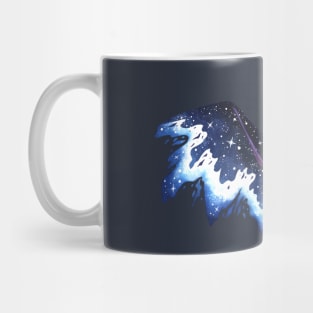 Colourful Space Dragon Mug